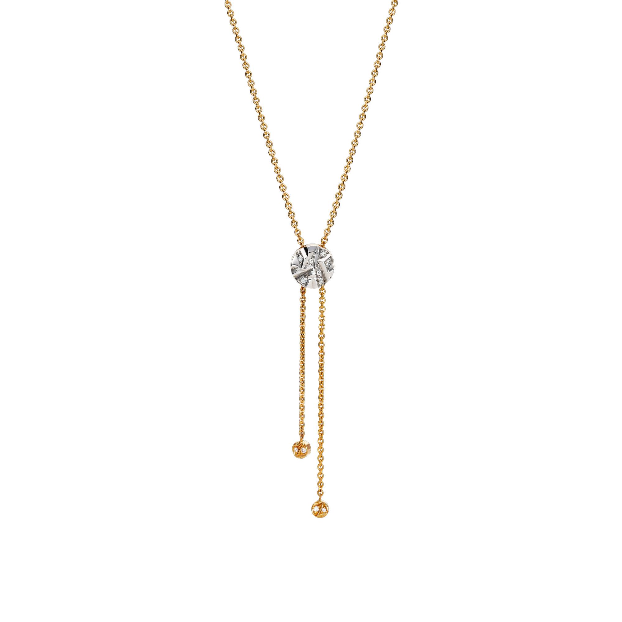 Halskette "Alpen" mit Brillant 750 Gold