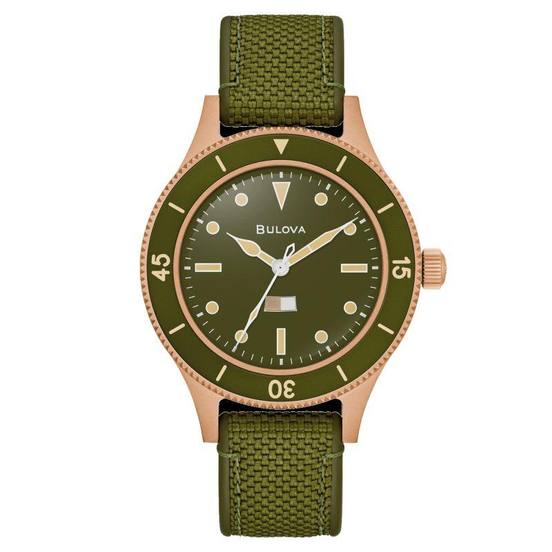 Bulova Archive MIL‑SHIPS Bronze - 98A324
