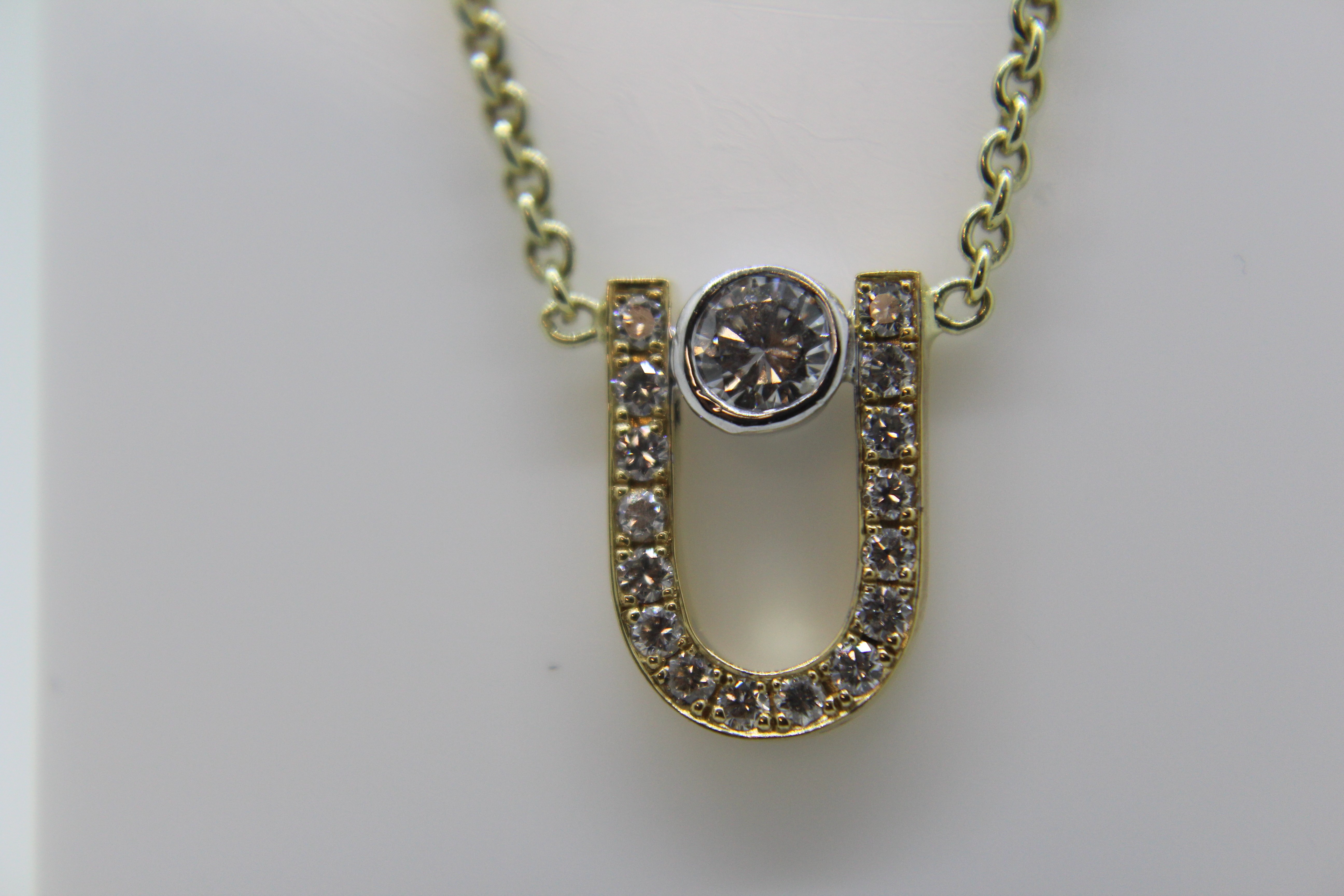 Collier mit Brillanten 585
