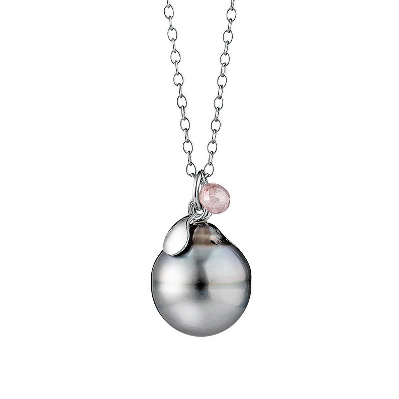 Collier mit Tahiti und Diamant