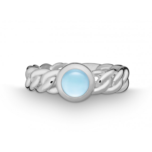 Ring mit Blautopas I 925