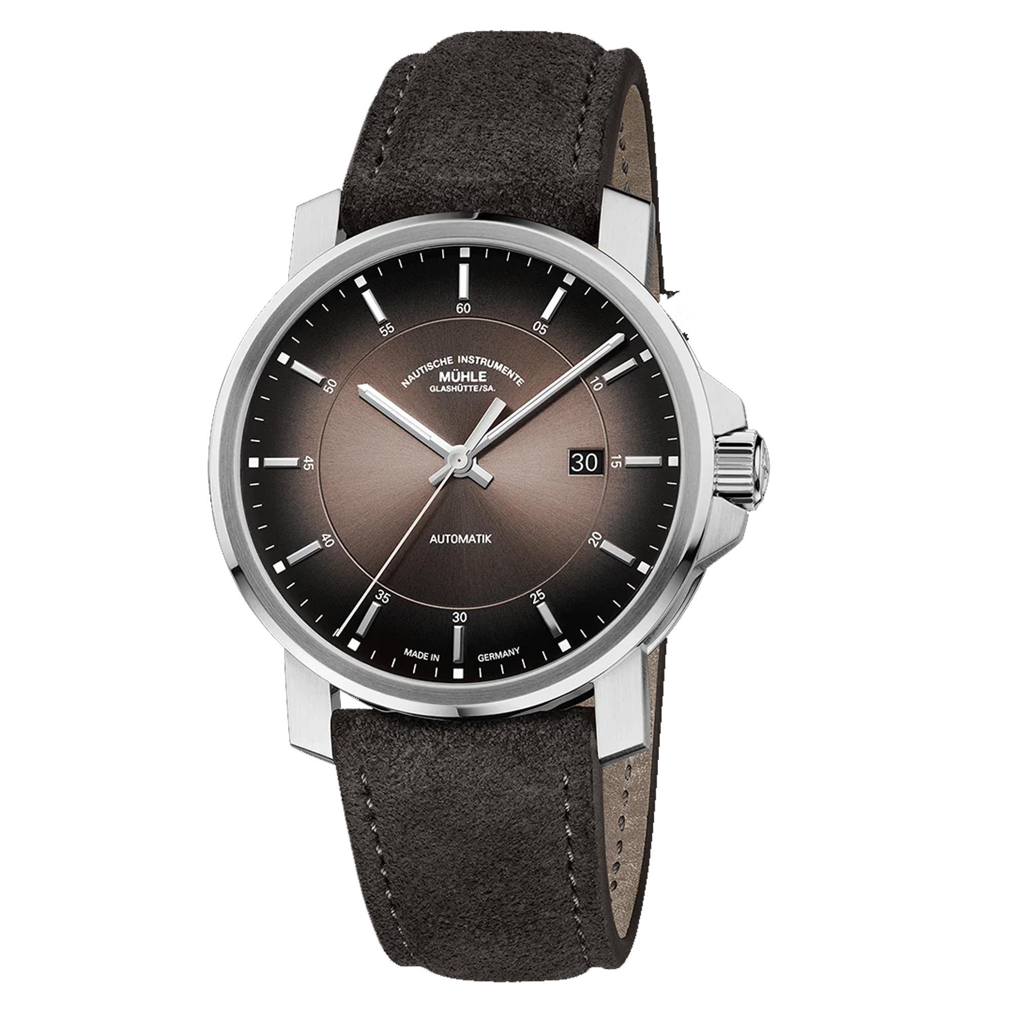 29er BIG Casual I Automatikuhr I samtbraun