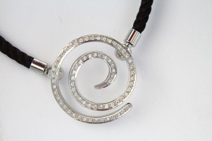 Wechselschließe Weißgold 750