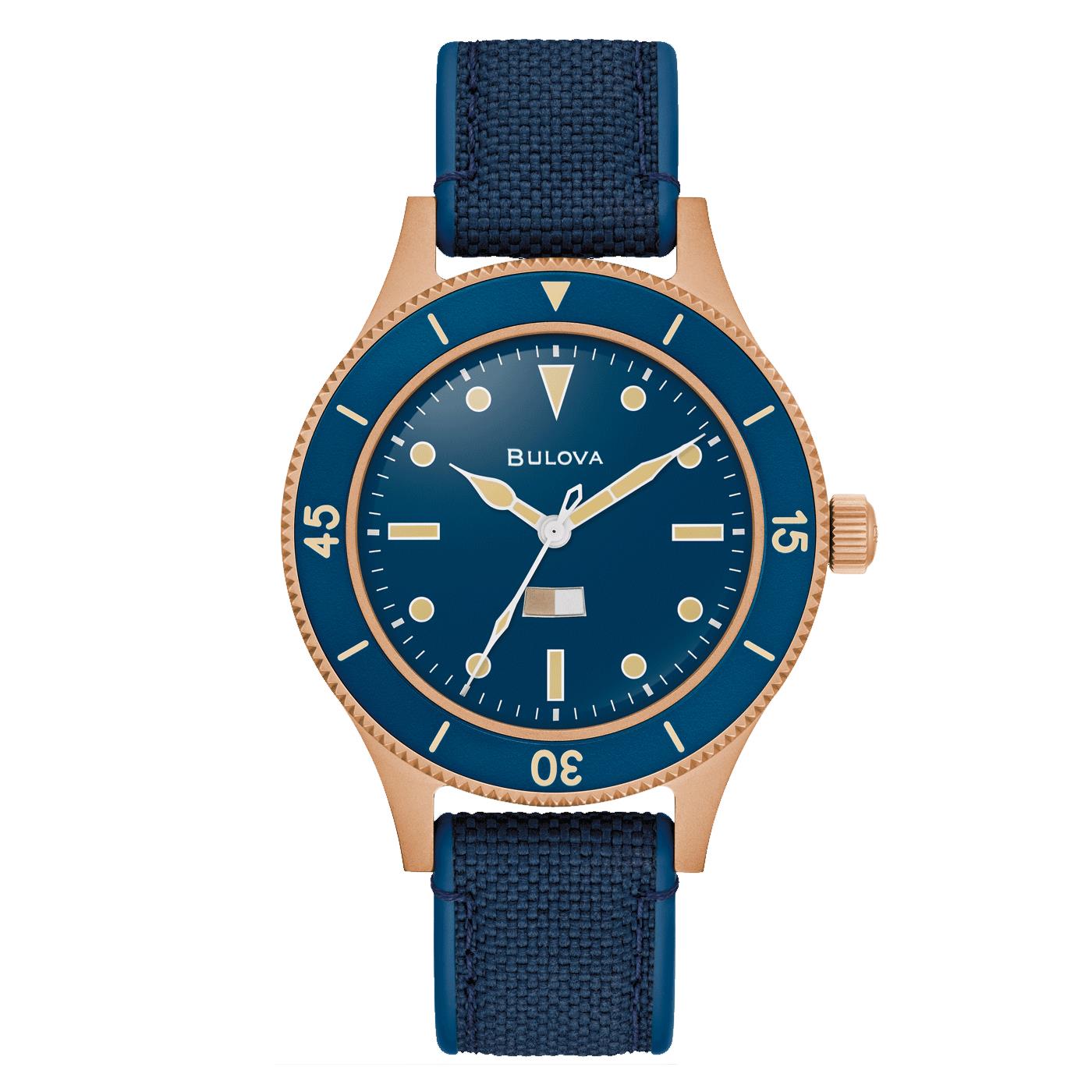 Bulova Archive MIL‑SHIPS Bronze – 98A325