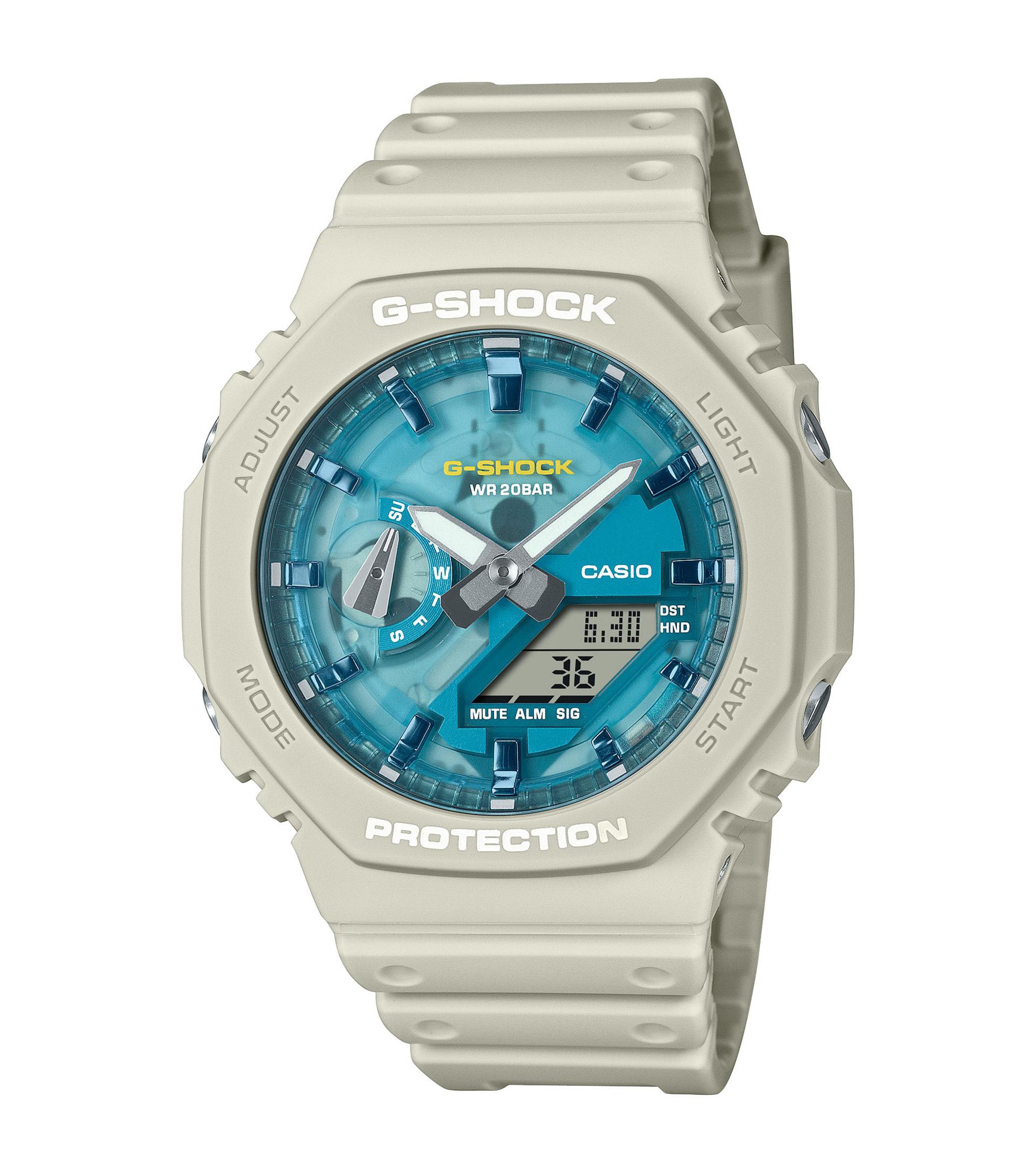 G-Shock I GA-2100AS-5AER I sand - blau