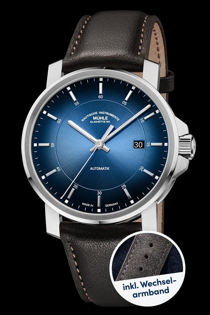 29er Casual. Blau I mit Wechselband I Herrenuhr