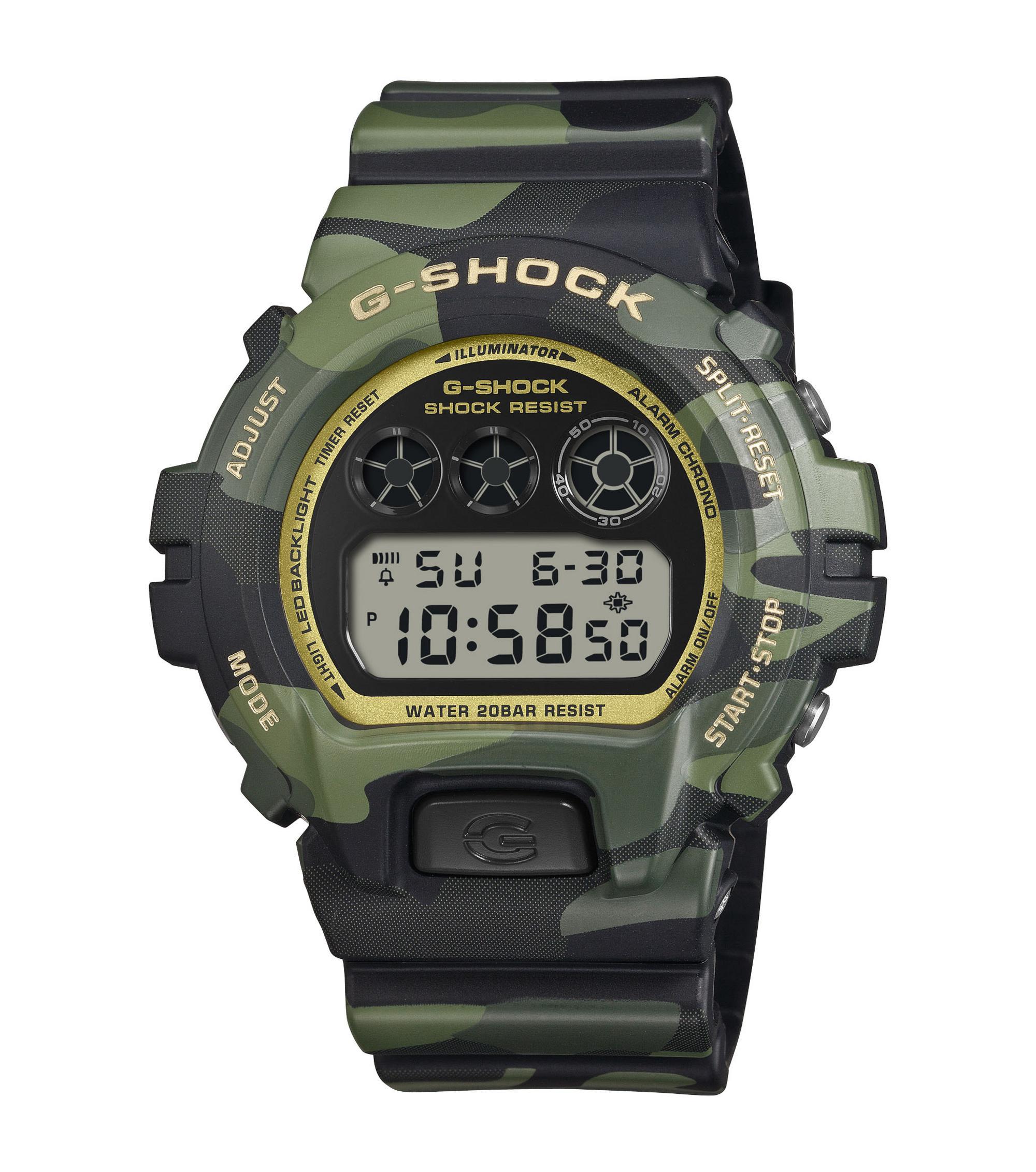 G-Shock I DW-6900CMG-3ER I camouflage-gold
