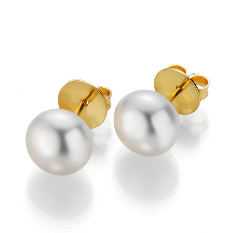 Perlohrstecker 585 Gold I 10-11mm