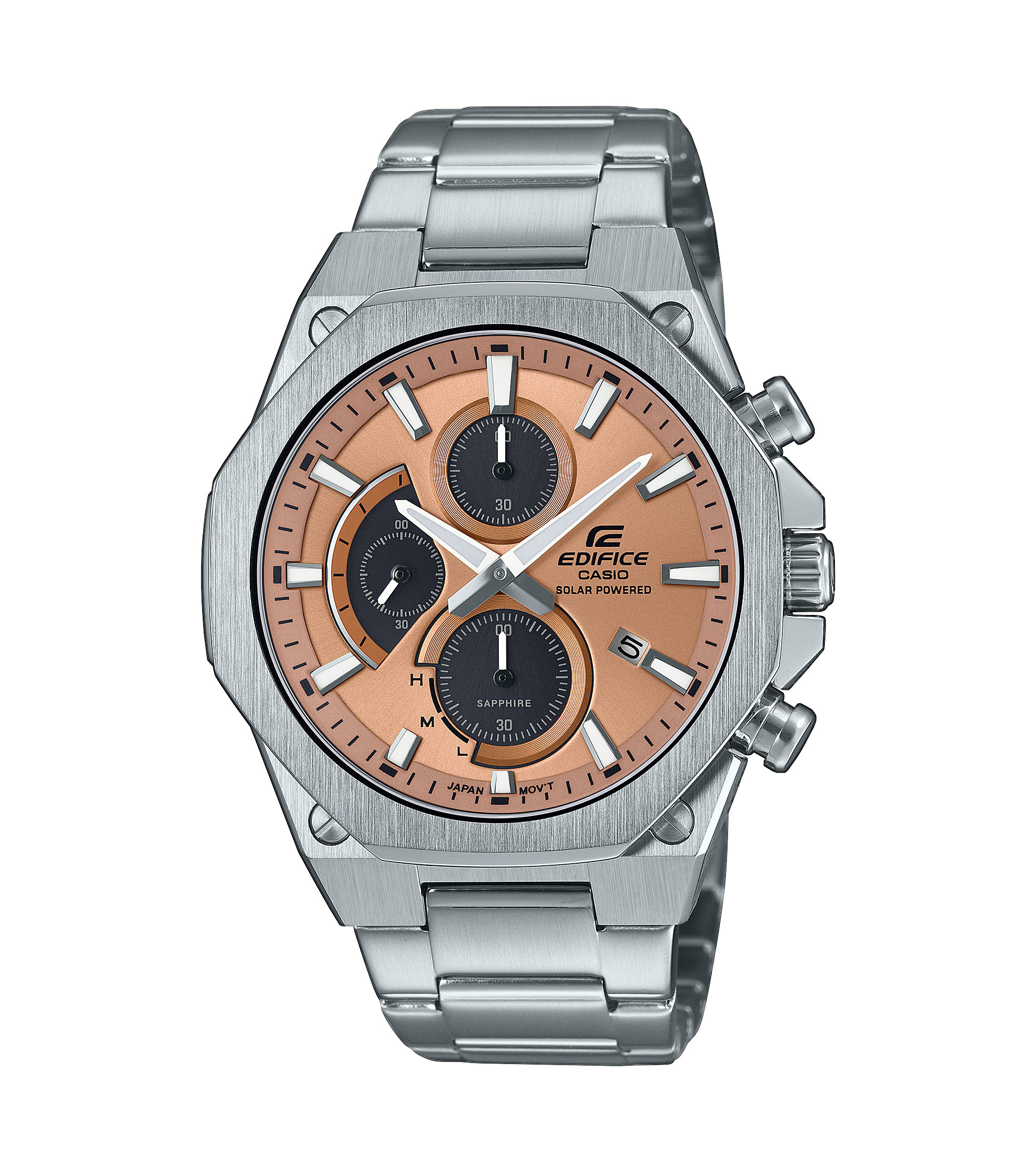 Casio Edifice EFS-S570D-5A Uhr aus Edelstahl mit Saphirglas