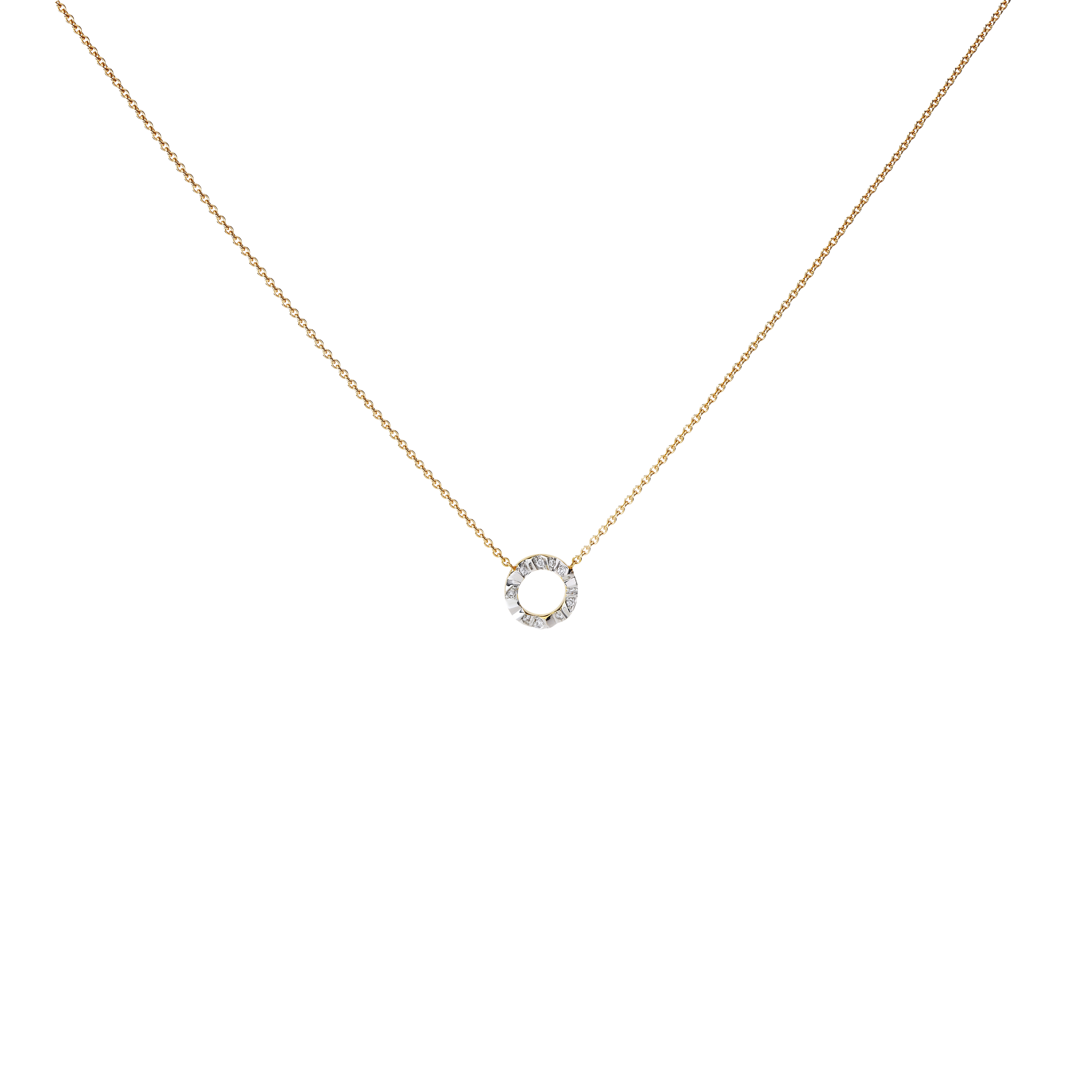 Alpenkette I Halsschmuck I 750 Gold I 0,05ct