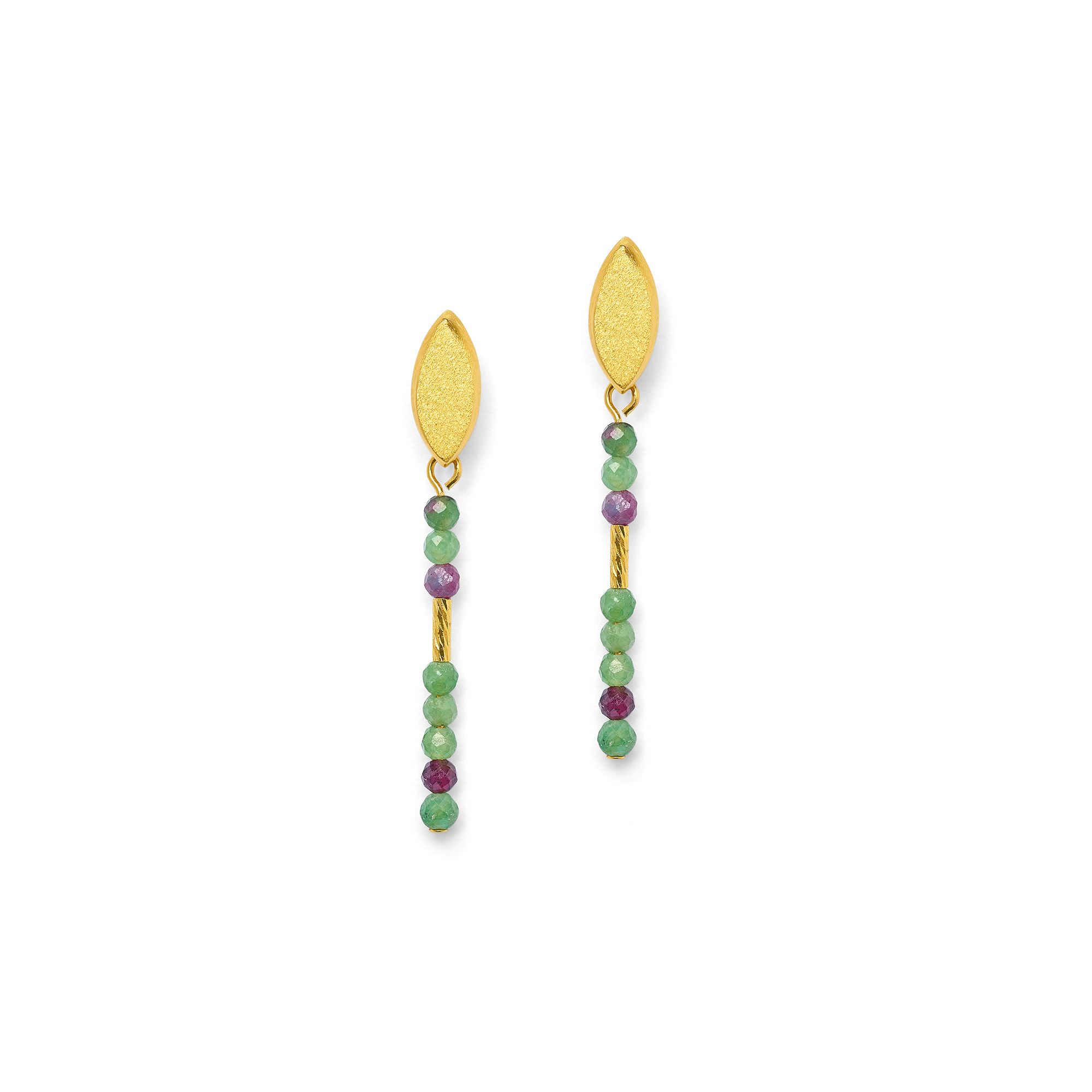 Ohrschmuck I Nivensy I Rubin-Zoisit I 925