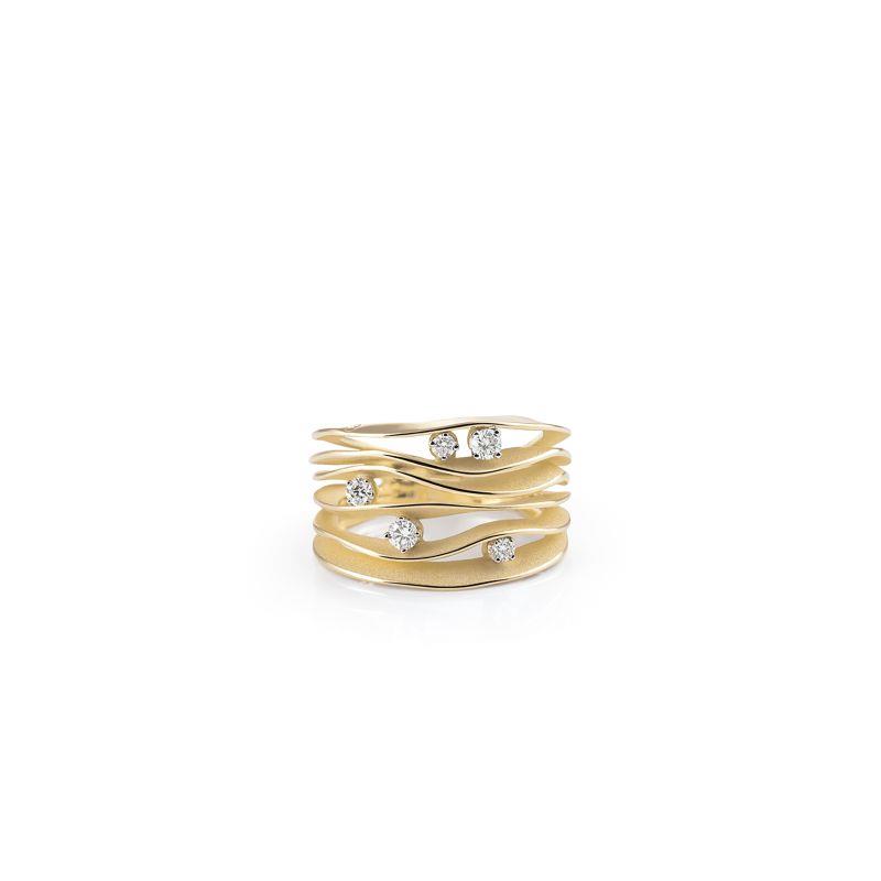Brillantring Gold I "Dune" I 750 I 0,28ct.