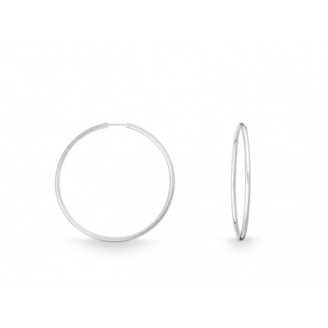 Creolen 925 Silber I Röhrchencreole I 45mm