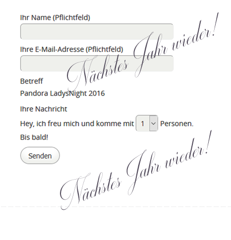 pandora-ladys-night-next-year neues Jahr - neue Ladys Night