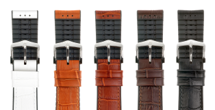 Funktionsarmbänder aus der Performance Kollektion Hirsch Lederbänder Performance braun